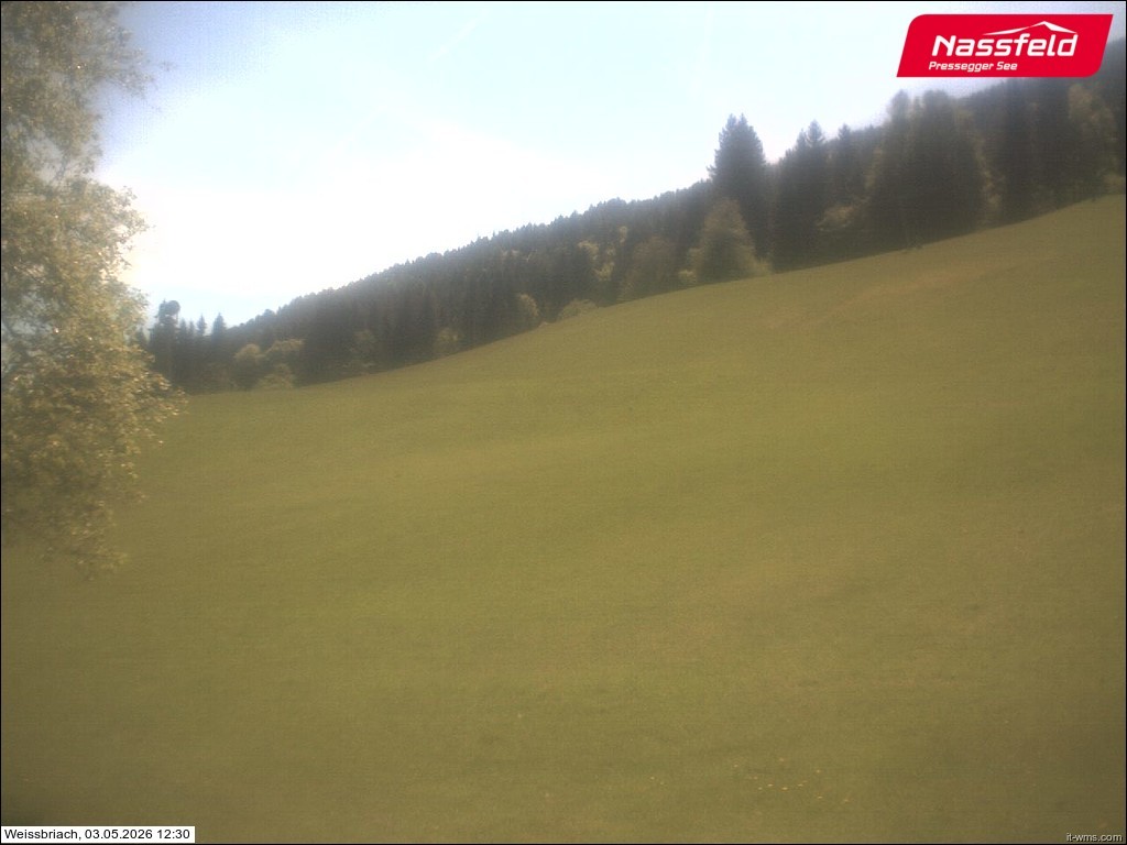Archived image Webcam Weißbriach (ski resort)