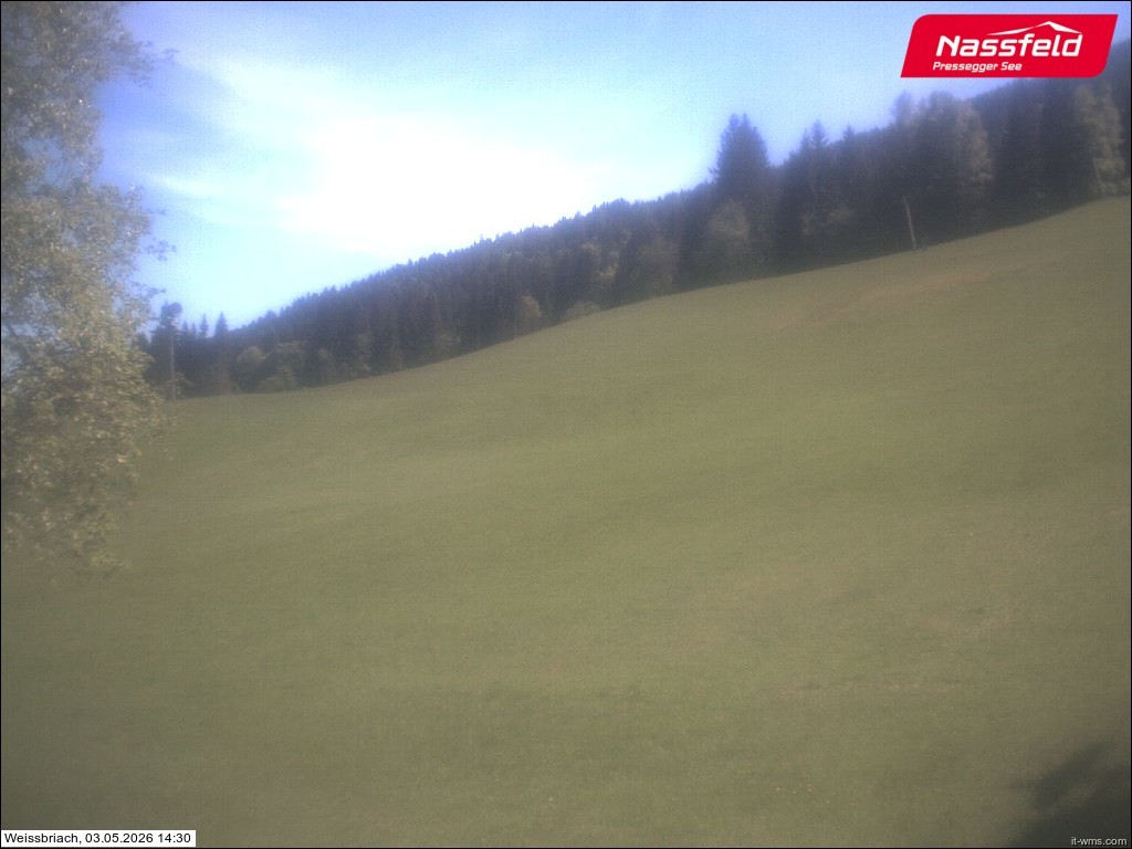 Archived image Webcam Weißbriach (ski resort)