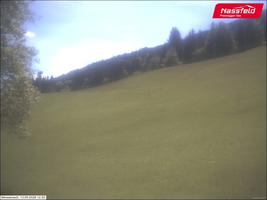 Archiv Foto Webcam Skilift Weißbriach