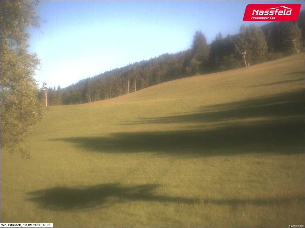 Archiv Foto Webcam Skilift Weißbriach