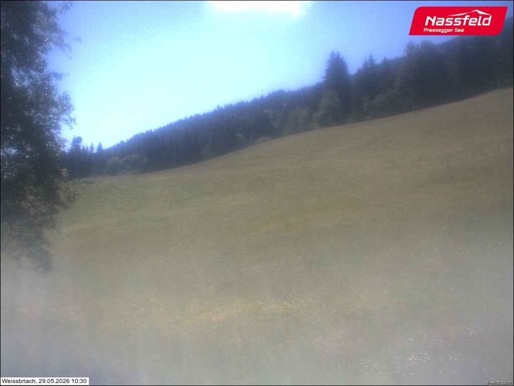 Archiv Foto Webcam Skilift Weißbriach