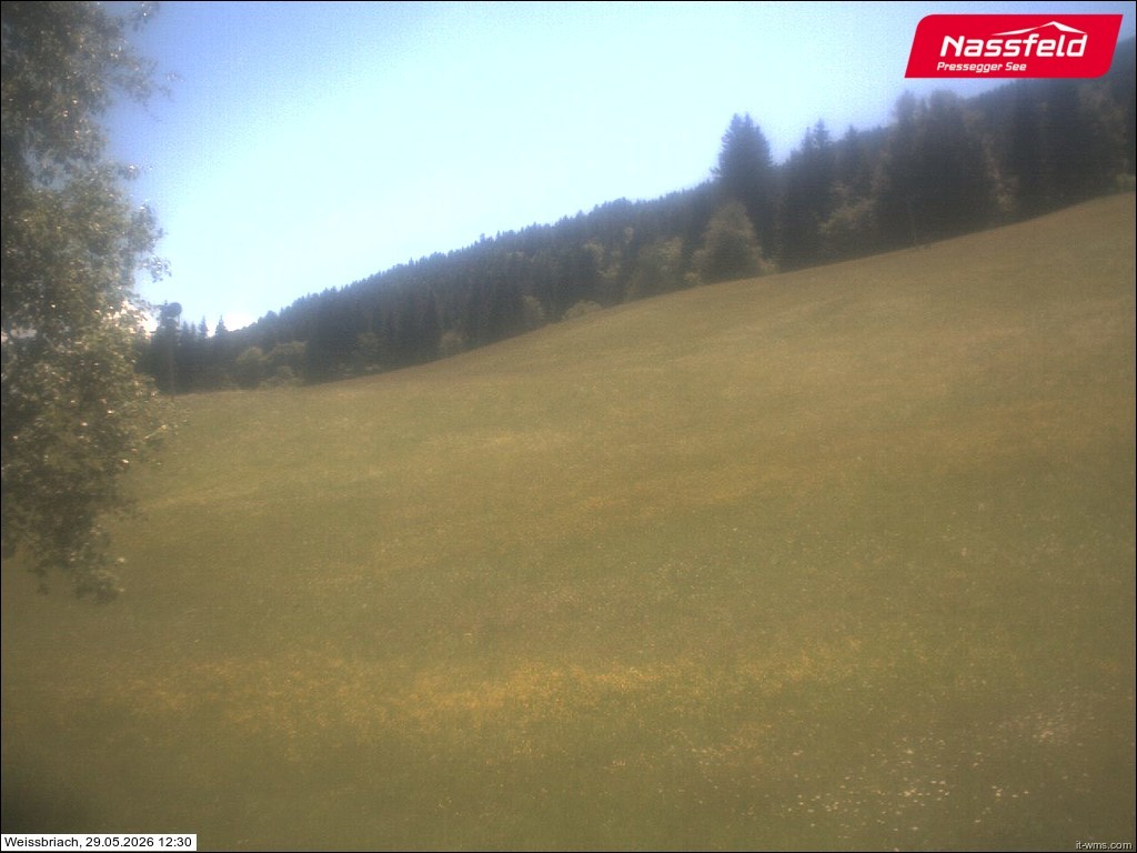 Archiv Foto Webcam Skilift Weißbriach