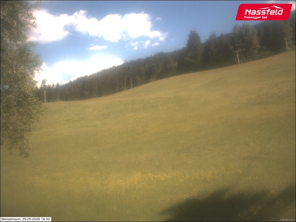 Archiv Foto Webcam Skilift Weißbriach