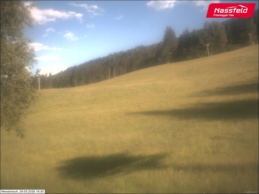 Archiv Foto Webcam Skilift Weißbriach