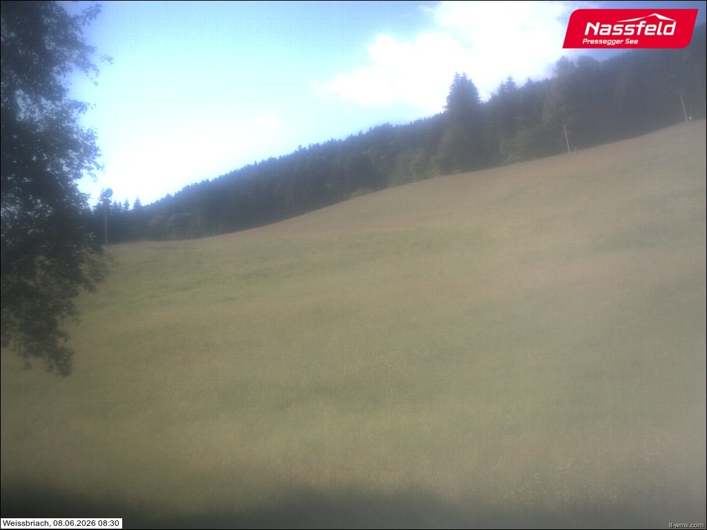 Archiv Foto Webcam Skilift Weißbriach