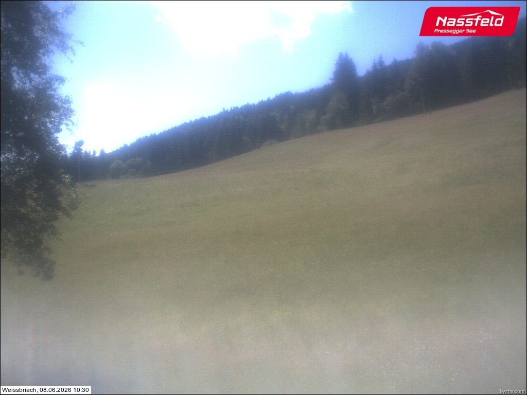 Archiv Foto Webcam Skilift Weißbriach