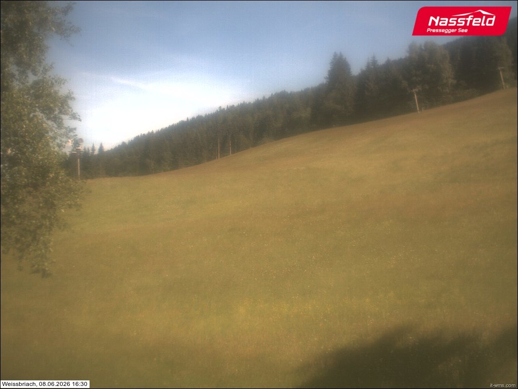 Archiv Foto Webcam Skilift Weißbriach