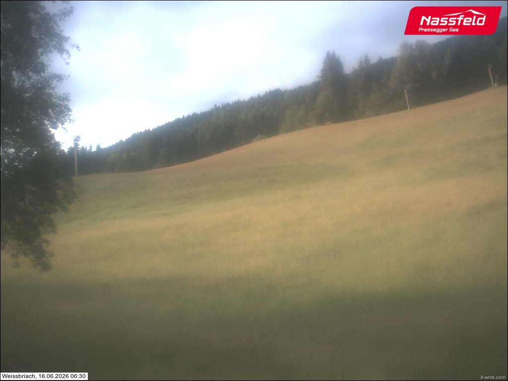 Archiv Foto Webcam Skilift Weißbriach