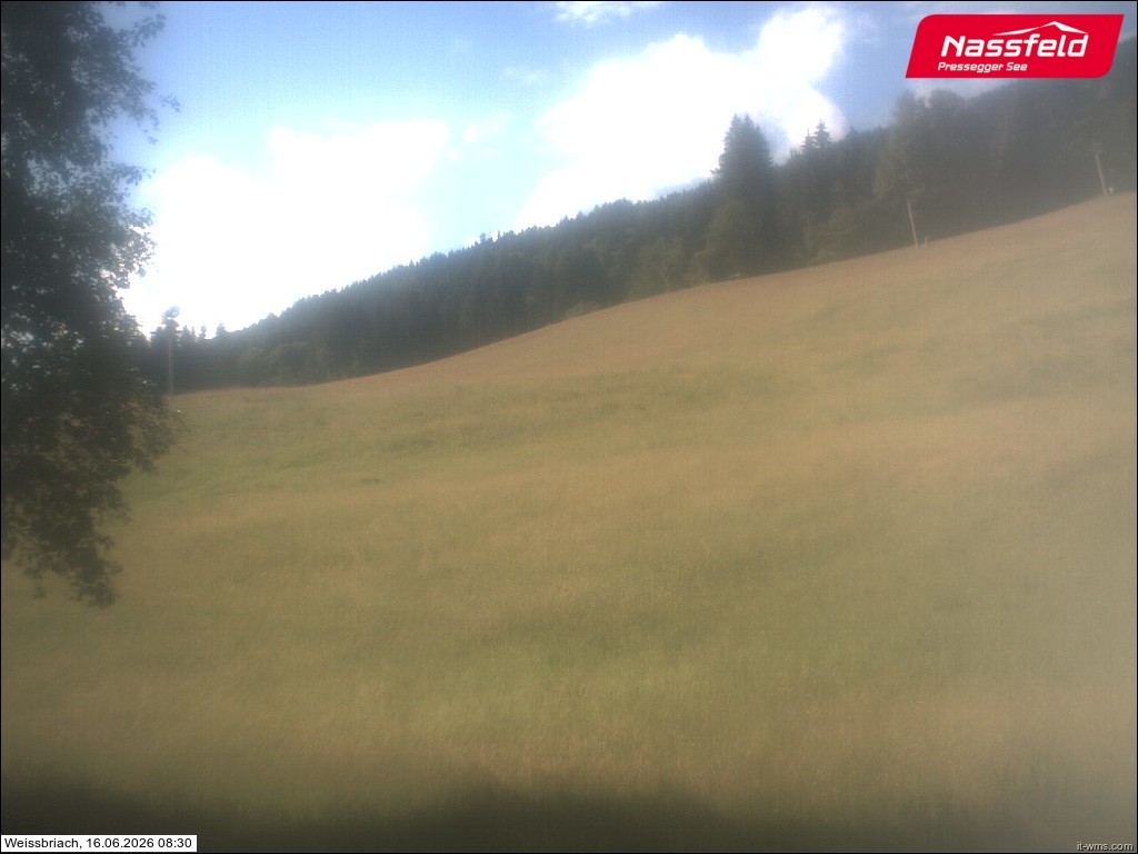 Archiv Foto Webcam Skilift Weißbriach