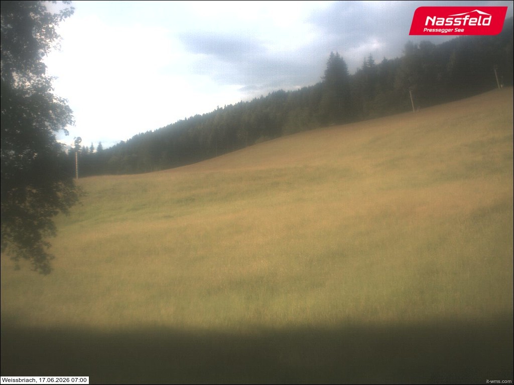 Archiv Foto Webcam Skilift Weißbriach
