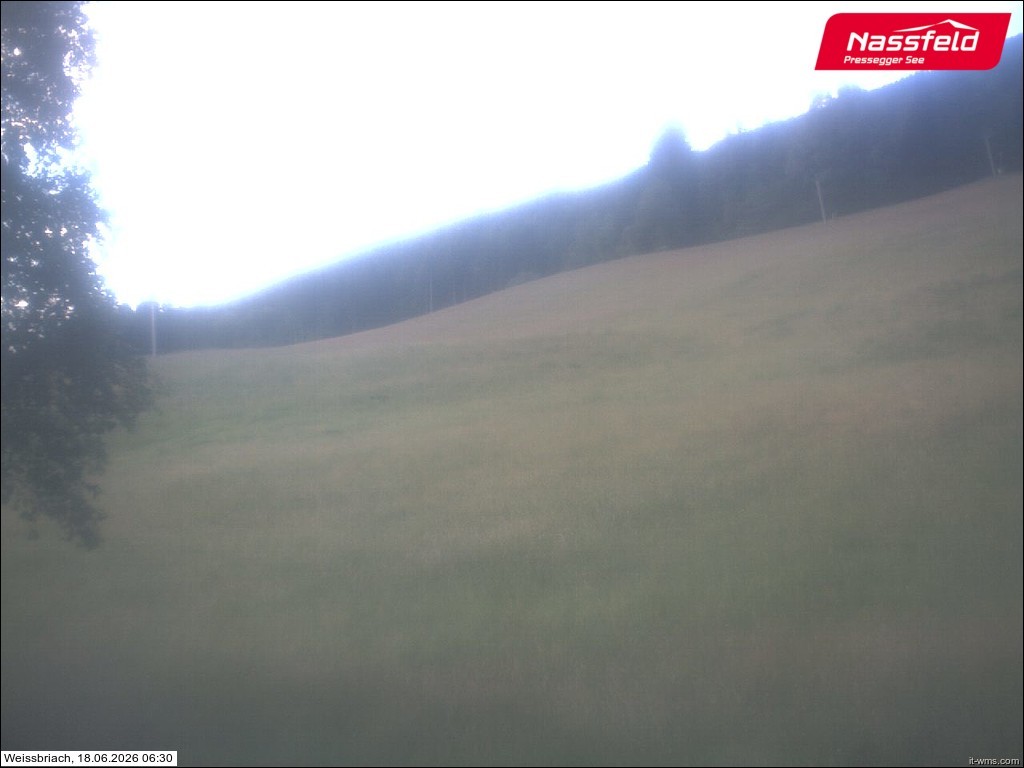 Archived image Webcam Weißbriach (ski resort)