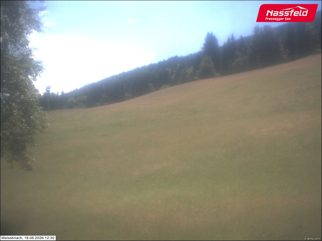 Archiv Foto Webcam Skilift Weißbriach