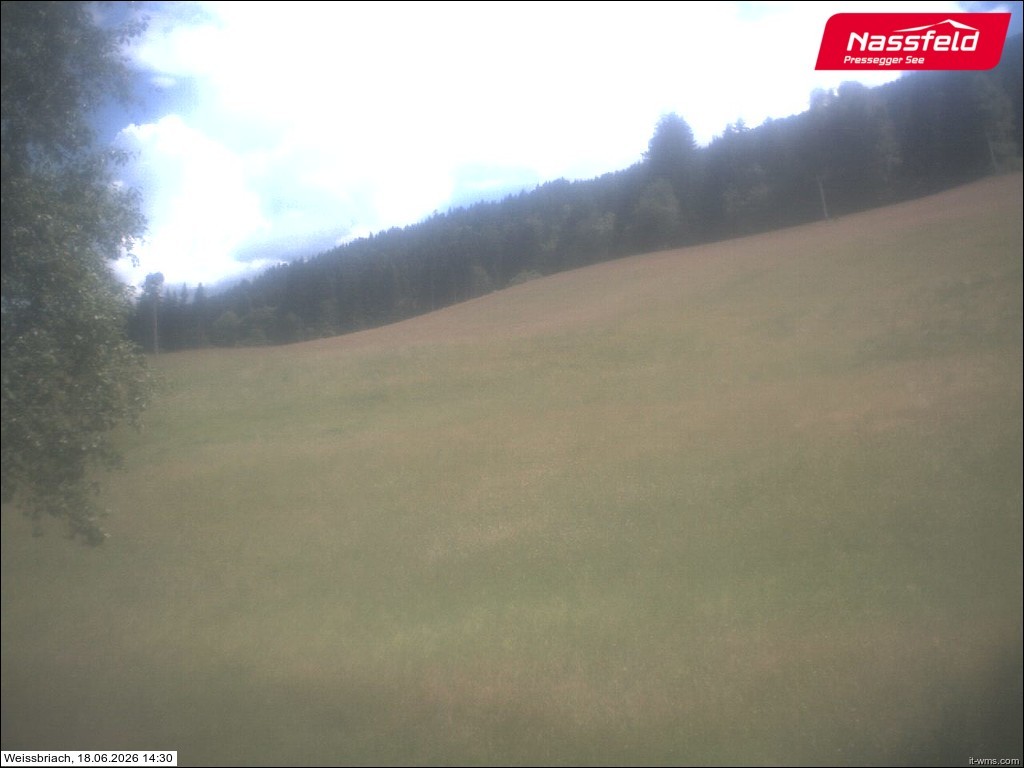 Archiv Foto Webcam Skilift Weißbriach
