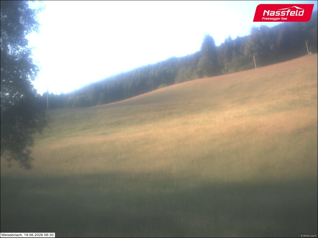 Archiv Foto Webcam Skilift Weißbriach