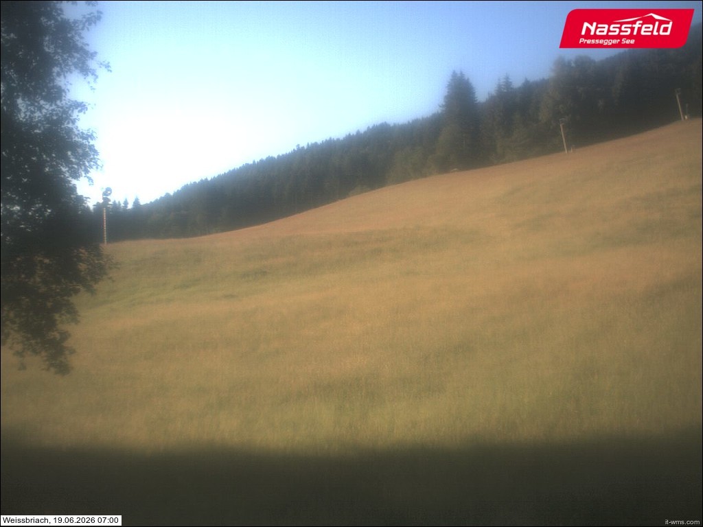 Archiv Foto Webcam Skilift Weißbriach