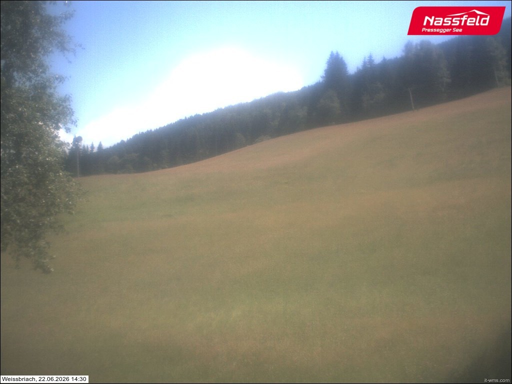 Archiv Foto Webcam Skilift Weißbriach