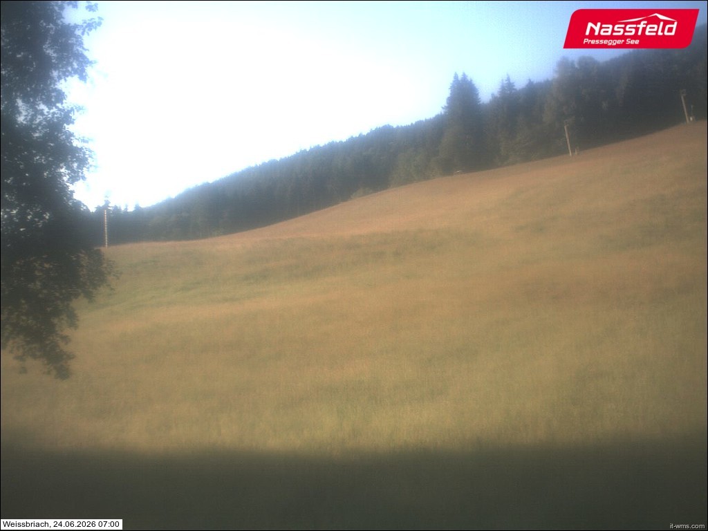 Archiv Foto Webcam Skilift Weißbriach