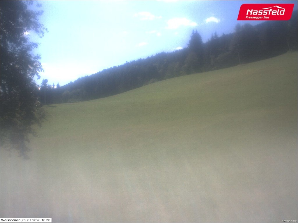 Archiv Foto Webcam Skilift Weißbriach