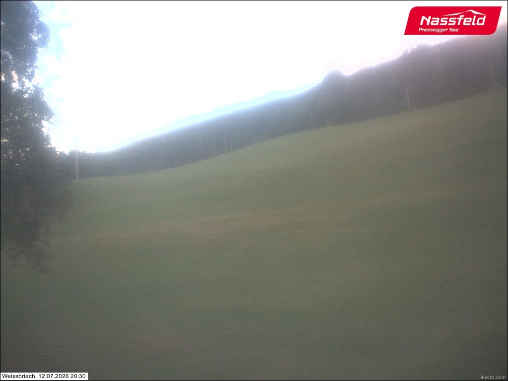 Archived image Webcam Weißbriach (ski resort)
