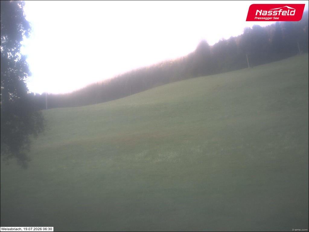 Archiv Foto Webcam Skilift Weißbriach