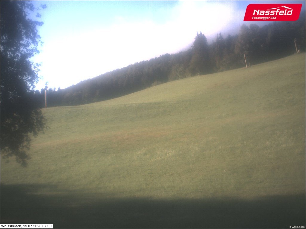 Archiv Foto Webcam Skilift Weißbriach