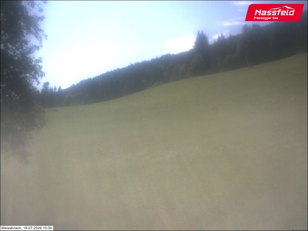 Archiv Foto Webcam Skilift Weißbriach