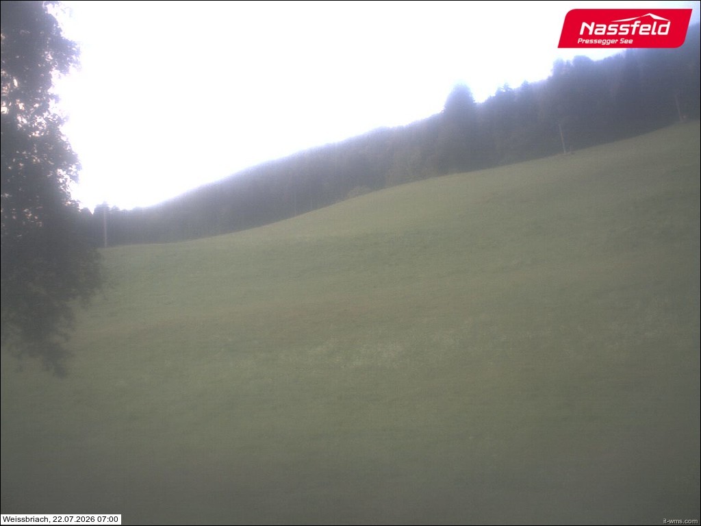 Archiv Foto Webcam Skilift Weißbriach