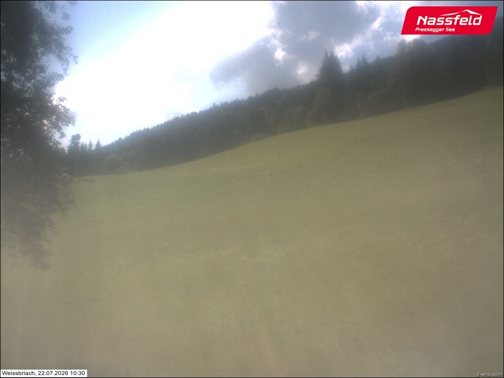 Archiv Foto Webcam Skilift Weißbriach