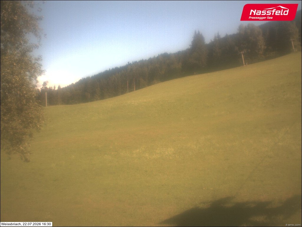 Archiv Foto Webcam Skilift Weißbriach