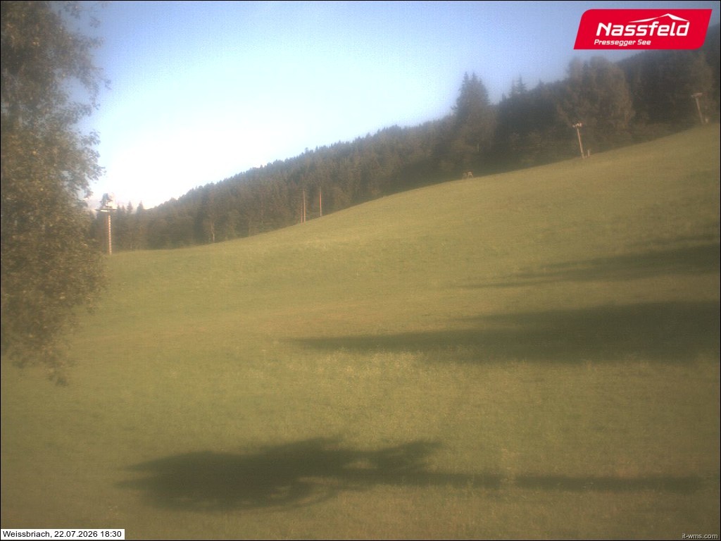 Archiv Foto Webcam Skilift Weißbriach