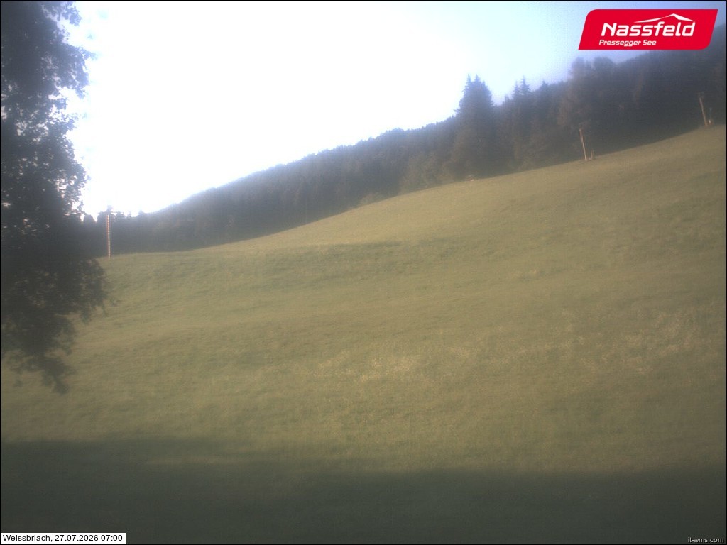 Archiv Foto Webcam Skilift Weißbriach