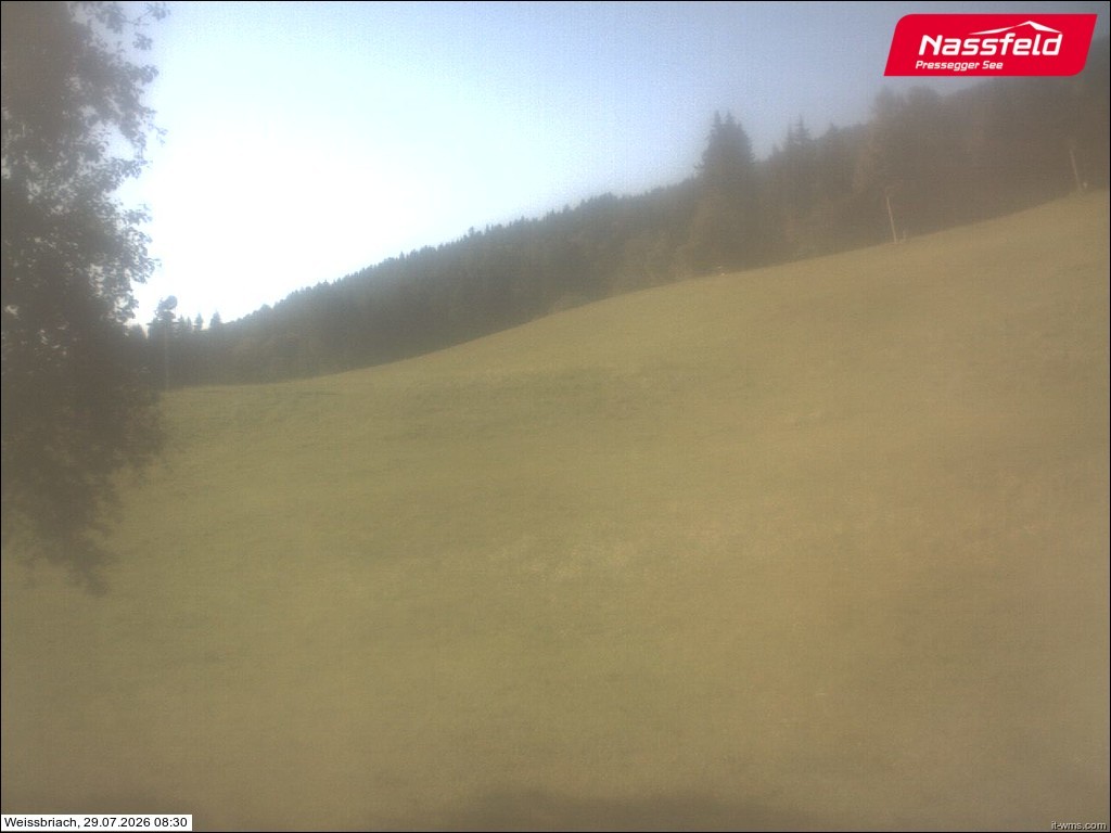 Archiv Foto Webcam Skilift Weißbriach