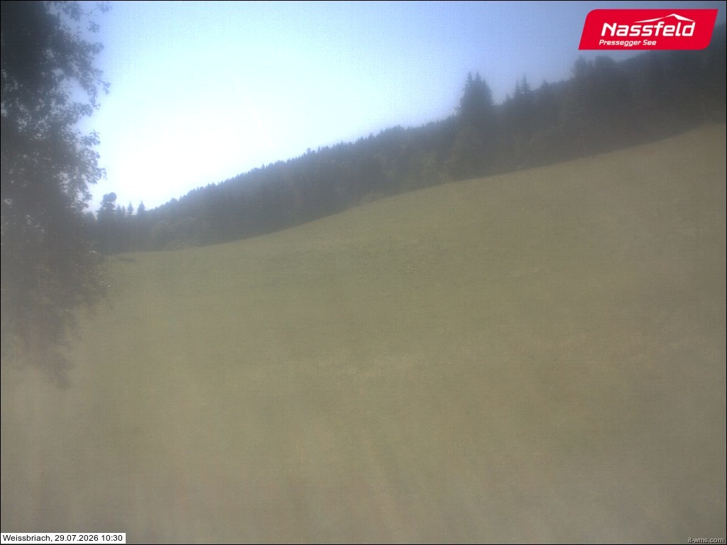 Archiv Foto Webcam Skilift Weißbriach