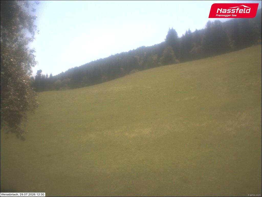 Archiv Foto Webcam Skilift Weißbriach
