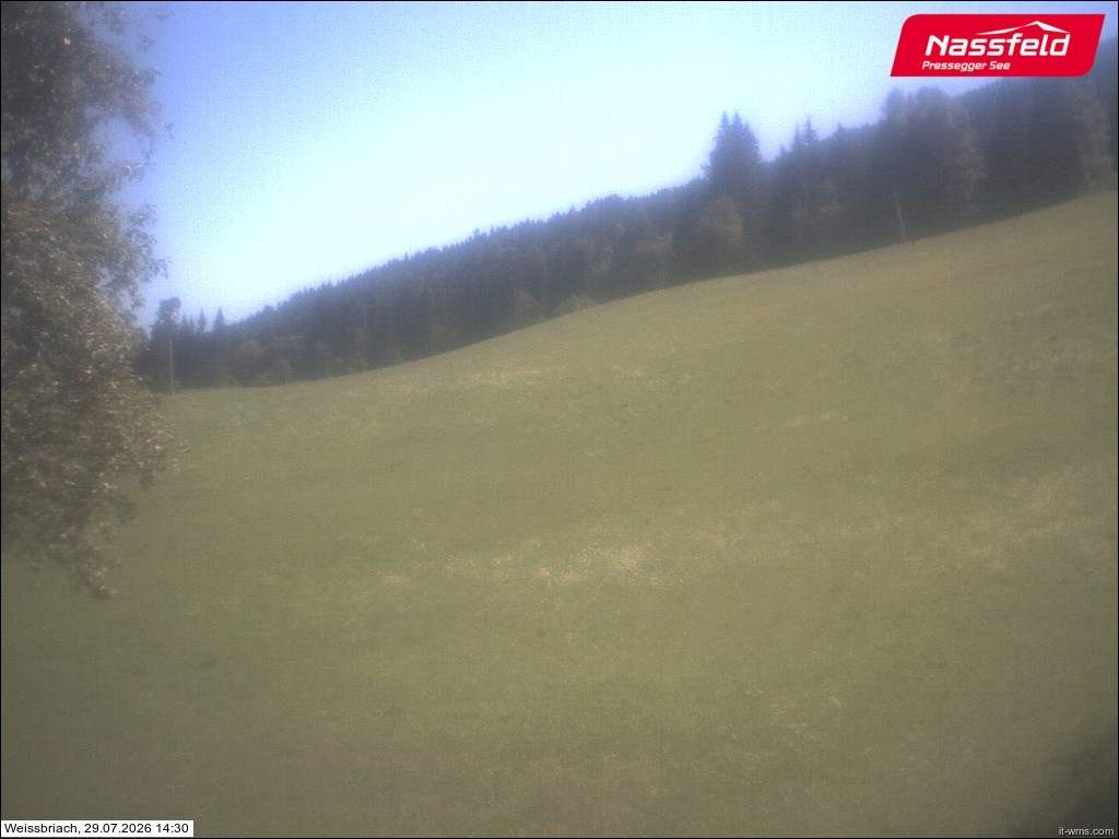 Archiv Foto Webcam Skilift Weißbriach