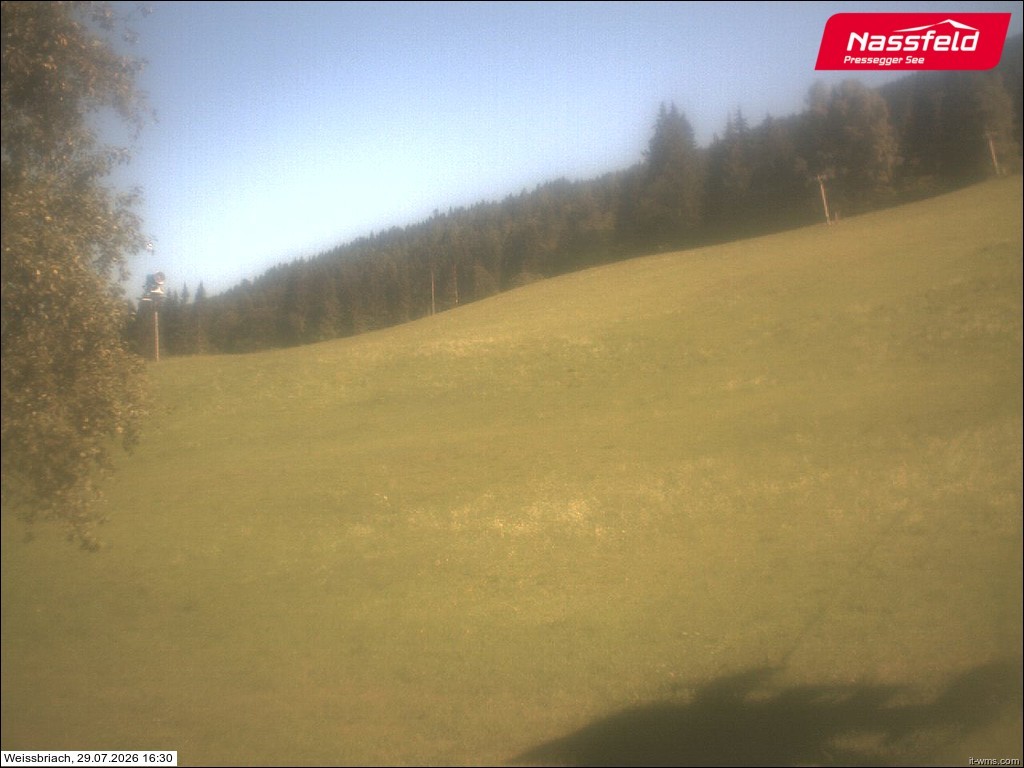 Archiv Foto Webcam Skilift Weißbriach