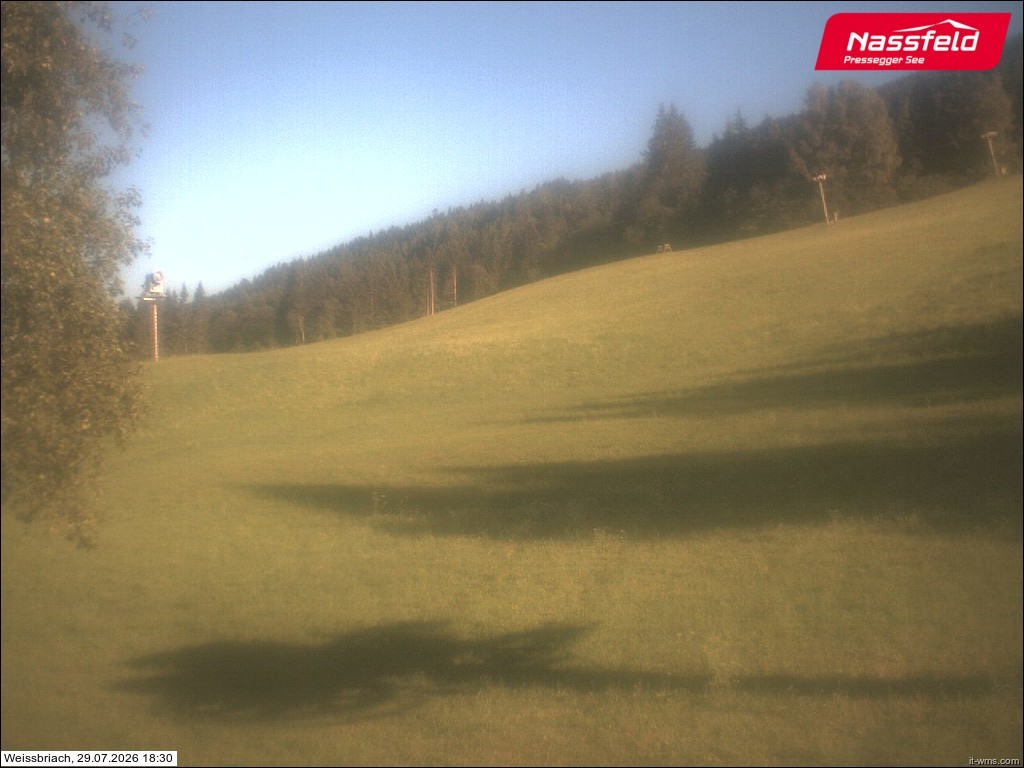 Archiv Foto Webcam Skilift Weißbriach