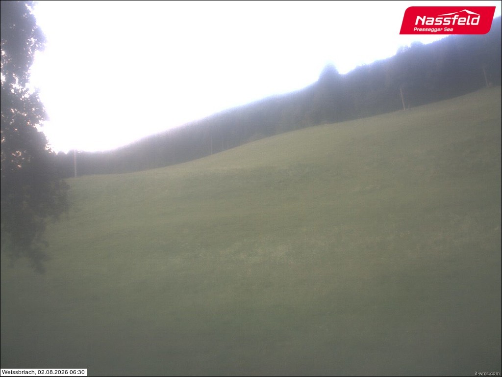 Archived image Webcam Weißbriach (ski resort)