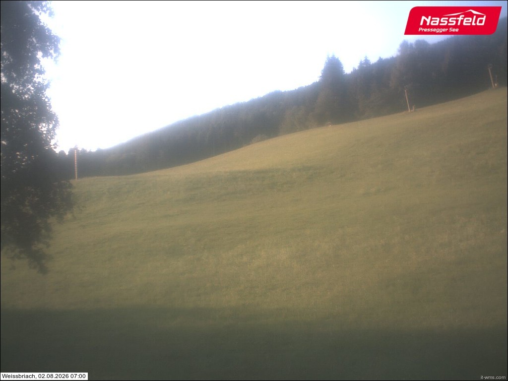 Archived image Webcam Weißbriach (ski resort)