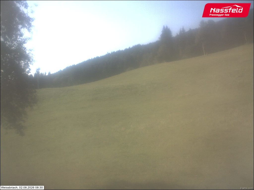 Archived image Webcam Weißbriach (ski resort)