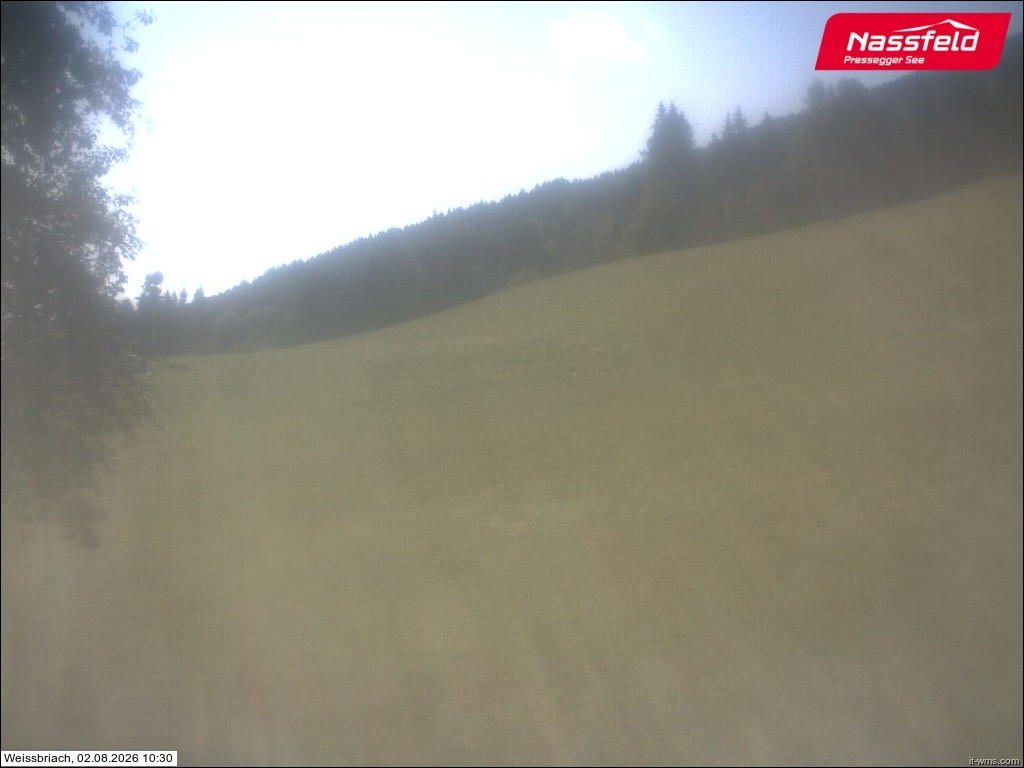 Archived image Webcam Weißbriach (ski resort)