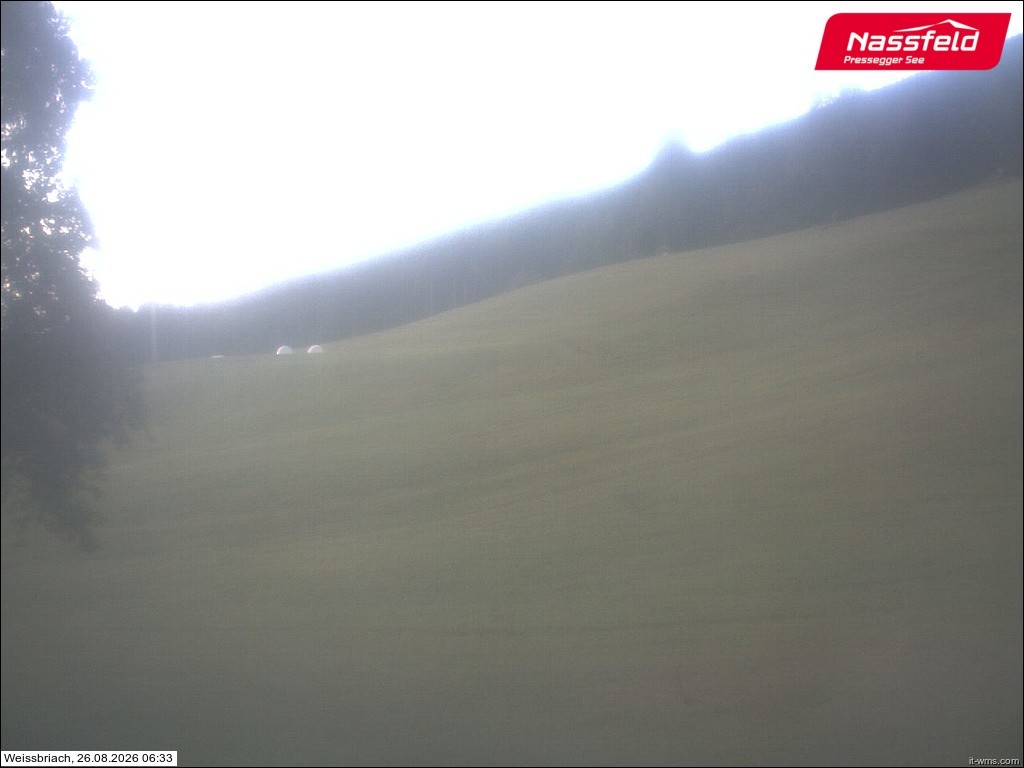 Archived image Webcam Weißbriach (ski resort)
