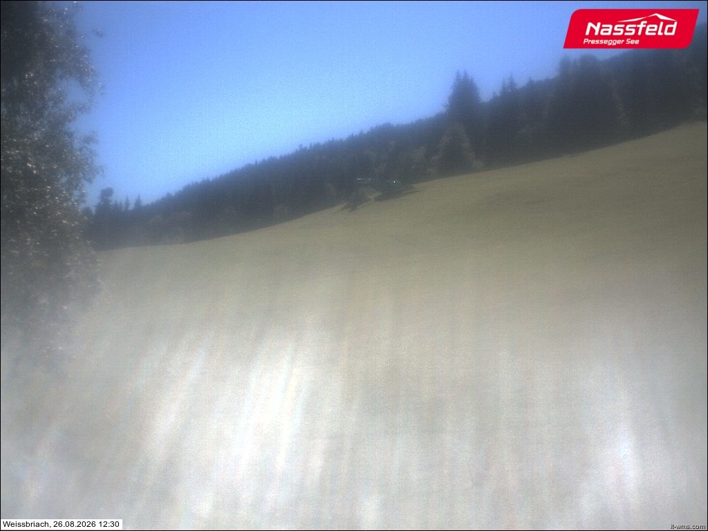 Archived image Webcam Weißbriach (ski resort)