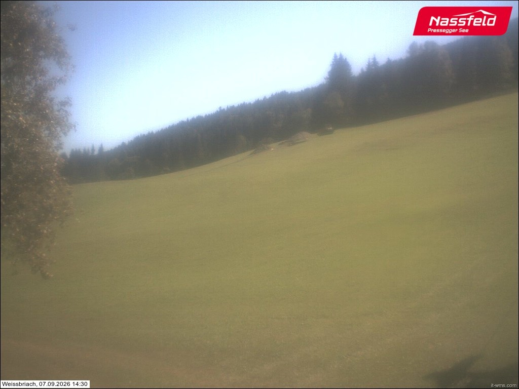 Archiv Foto Webcam Skilift Weißbriach