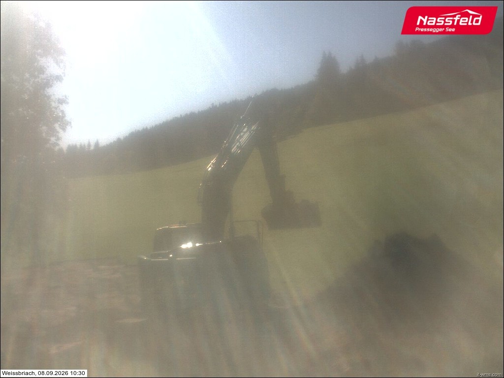 Archiv Foto Webcam Skilift Weißbriach