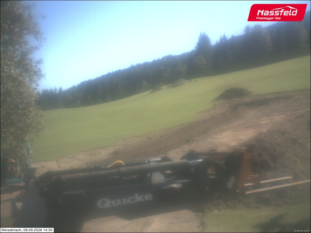 Archiv Foto Webcam Skilift Weißbriach