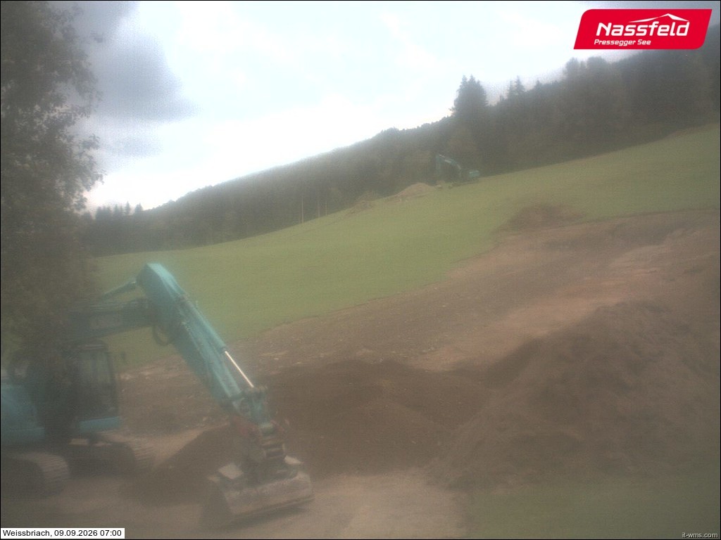 Archiv Foto Webcam Skilift Weißbriach