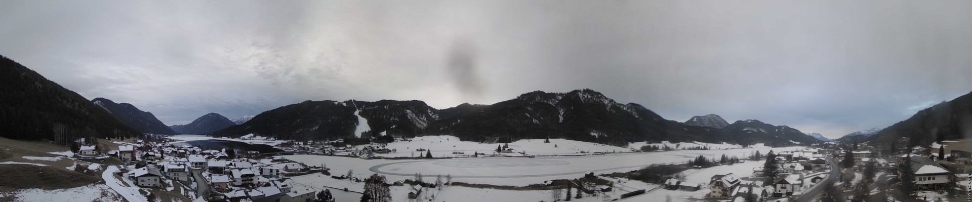 Archiv Foto Webcam Panoramablick auf den Weißensee in Kärnten