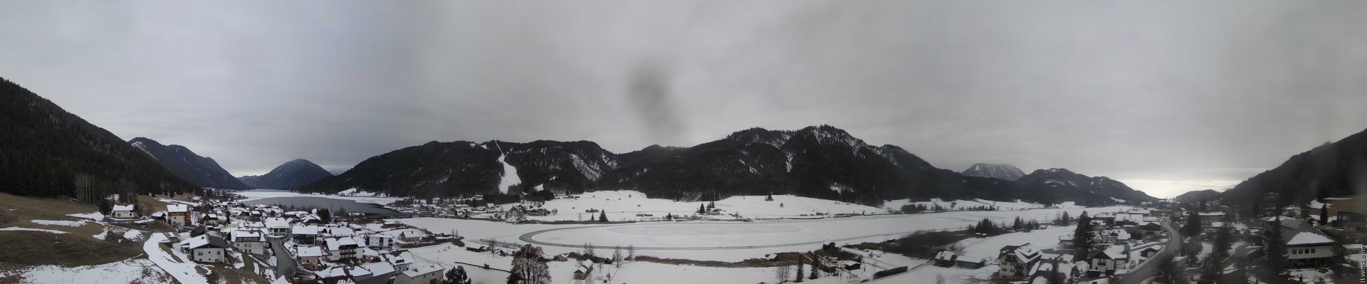 Archiv Foto Webcam Panoramablick auf den Weißensee in Kärnten