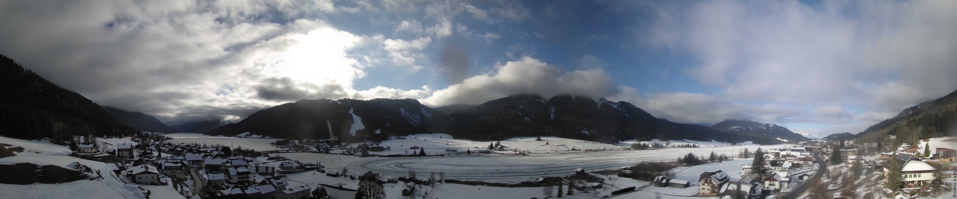 Archiv Foto Webcam Panoramablick auf den Weißensee in Kärnten